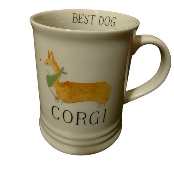 FRINGE STUDIO Julianna Swaney Best Dog Corgi Mug ☕️ 🐶 Coffee Tea - Picture 1 of 4
